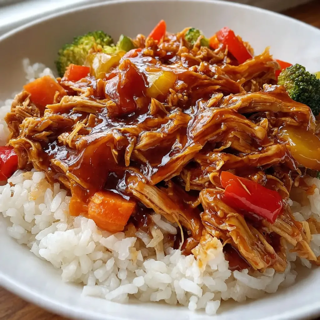 Teriyaki Chicken Rice Crockpot Meal