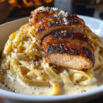 Blackened Chicken Fettuccine Alfredo