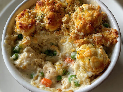 Cheddar Bay Biscuit Chicken Cobbler