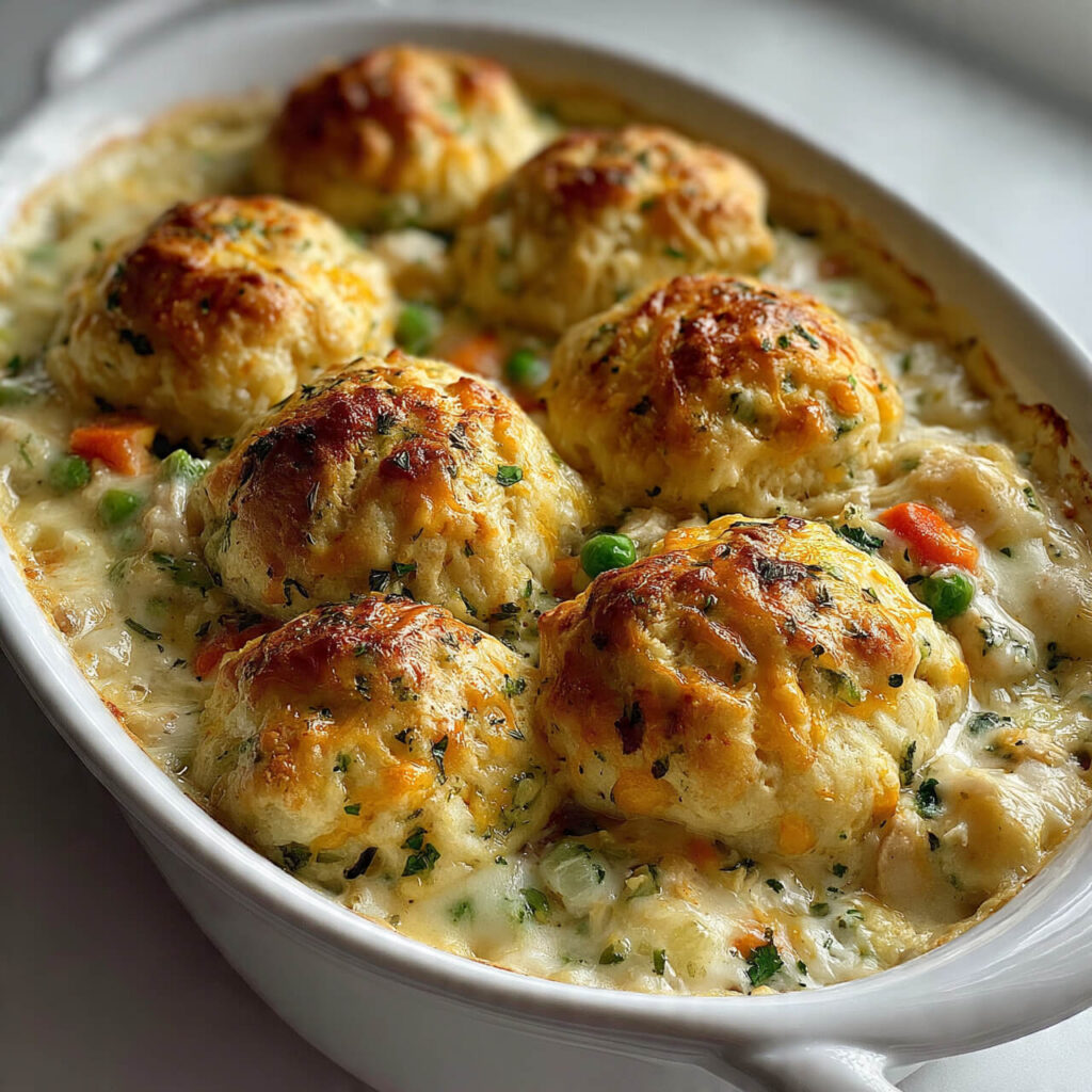 How to Make Cheddar Bay Biscuit Chicken Cobbler