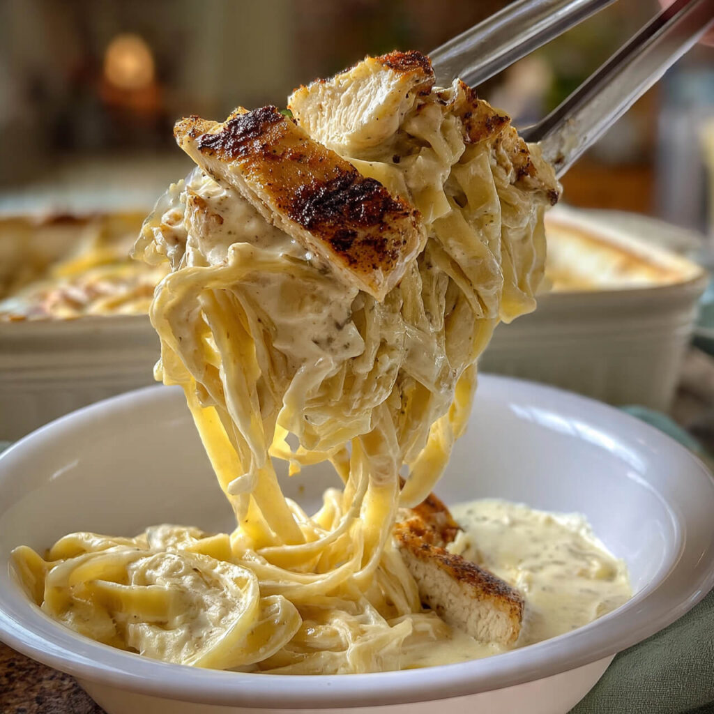 Serving Ideas for Blackened Chicken Fettuccine Alfredo