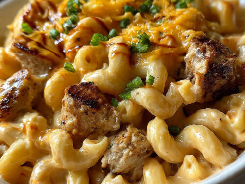 Spicy Chipotle Chicken Mac and Cheese