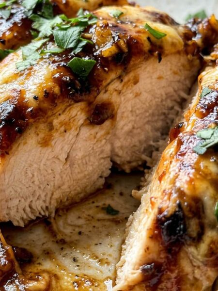 Baked BBQ and Cheese Chicken Breasts