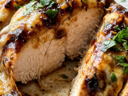 Baked BBQ and Cheese Chicken Breasts