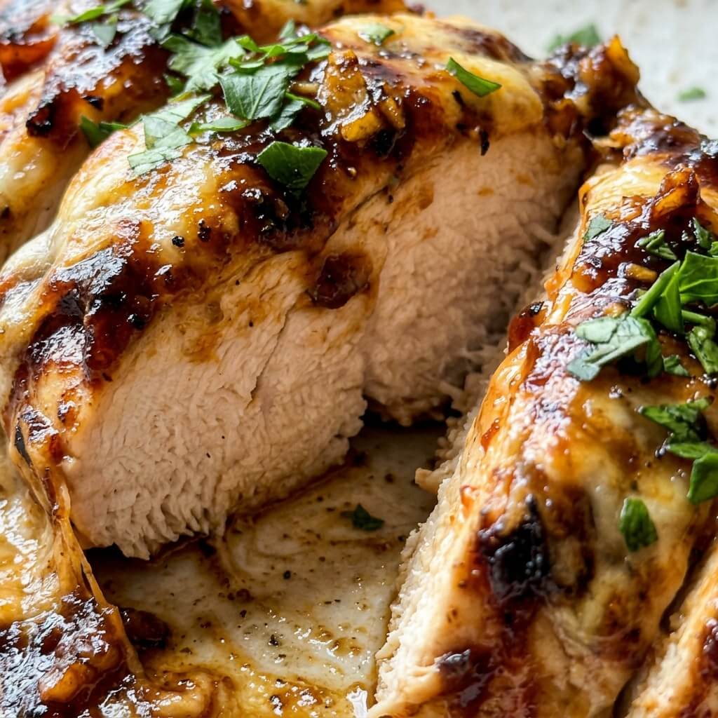 Baked BBQ and Cheese Chicken Breasts