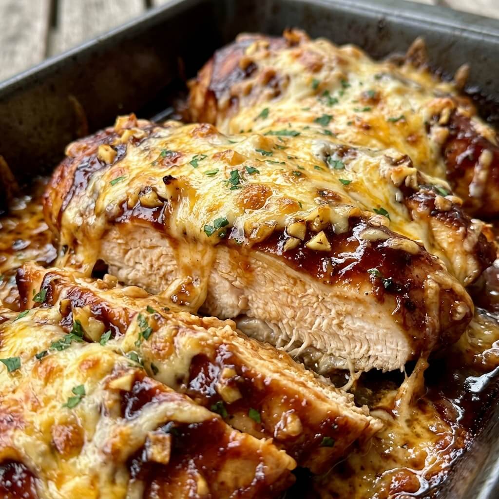 Bringing Baked BBQ and Cheese Chicken Breasts Together