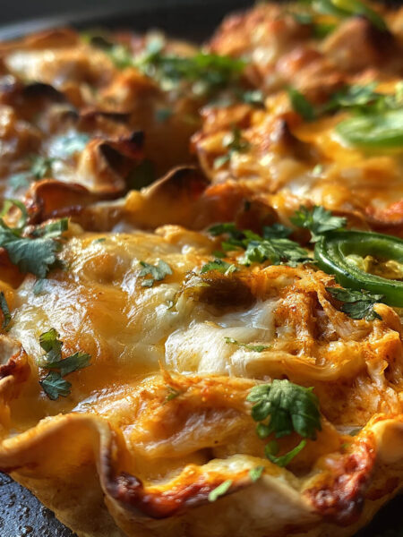 Cheesy Chicken Enchilada Cups