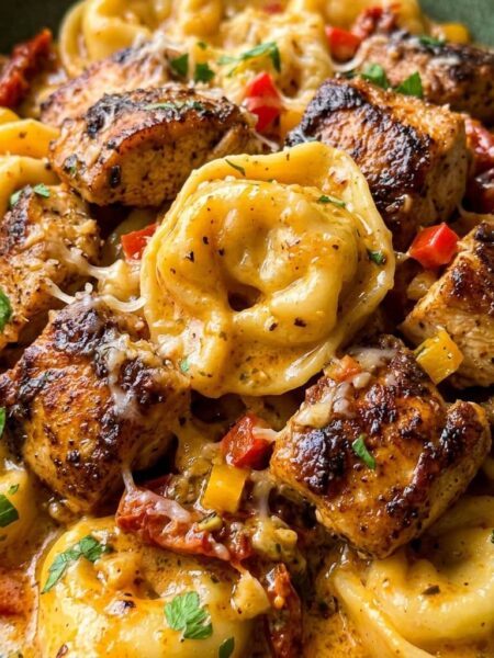 Creamy Cajun Chicken Tortellini