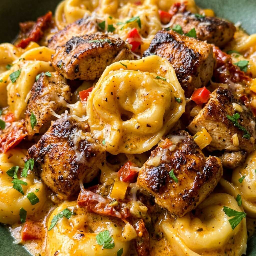 Creamy Cajun Chicken Tortellini