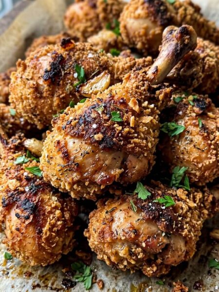 Crispy Baked Chicken Drumstick Pops