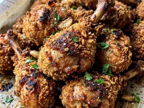 Crispy Baked Chicken Drumstick Pops