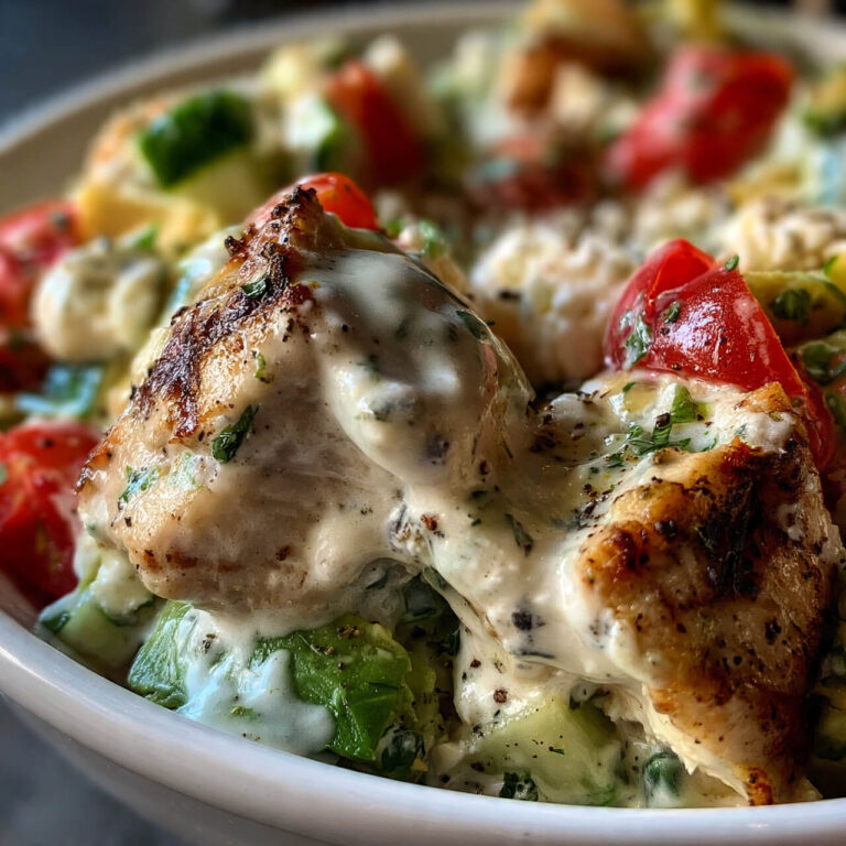 Healthy Greek Yogurt Avocado Chicken Salad