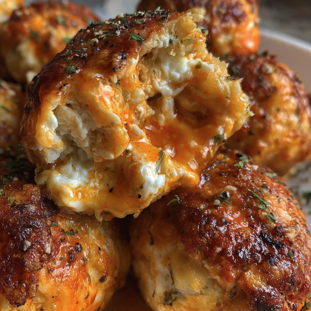 How to Make Cottage Cheese Buffalo Chicken Meatballs