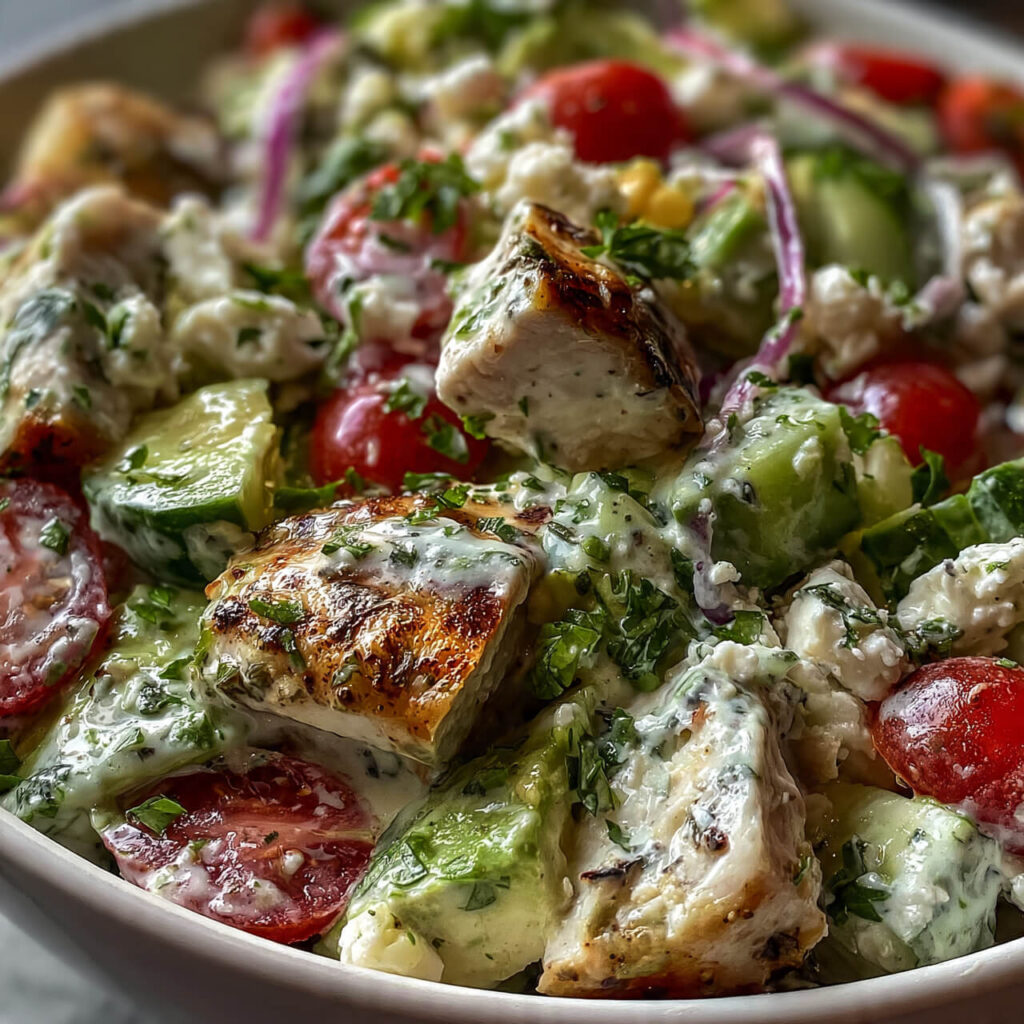 How to Make Healthy Greek Yogurt Avocado Chicken Salad