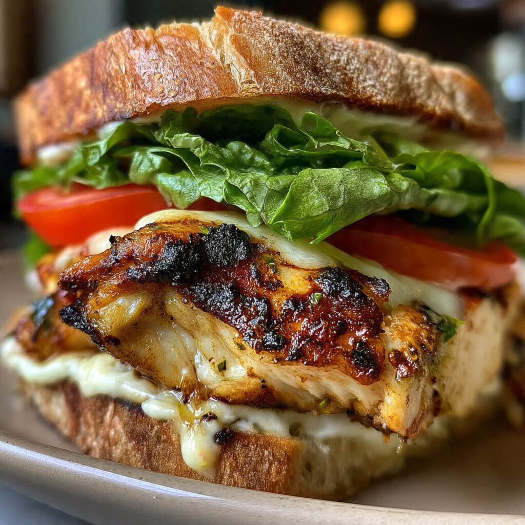 How to Make Lemon Garlic Grilled Chicken Sandwich