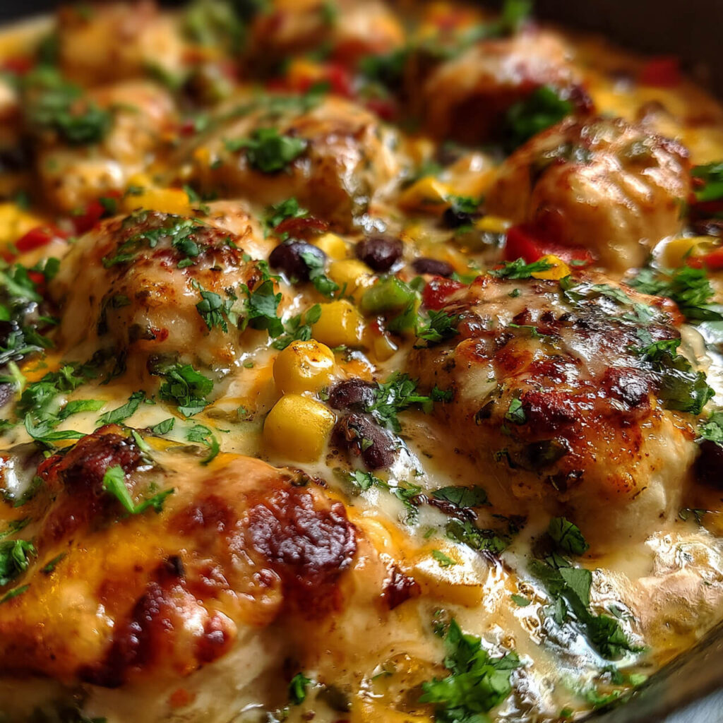 How to Make Southwest Cream Cheese Chicken Skillet