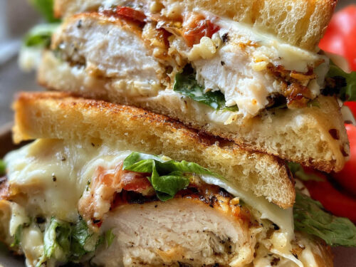 Lemon Garlic Grilled Chicken Sandwich