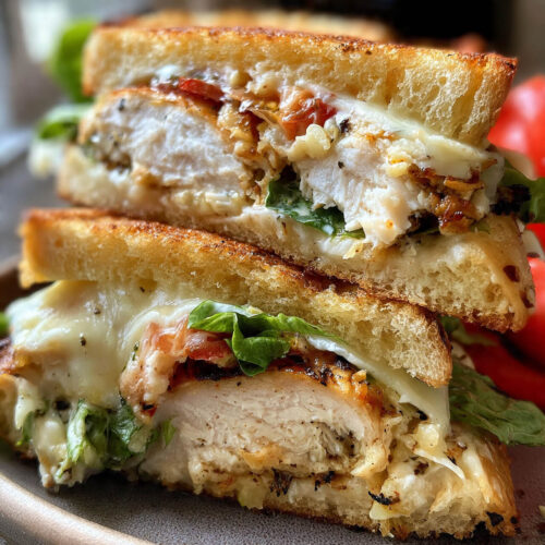 Lemon Garlic Grilled Chicken Sandwich