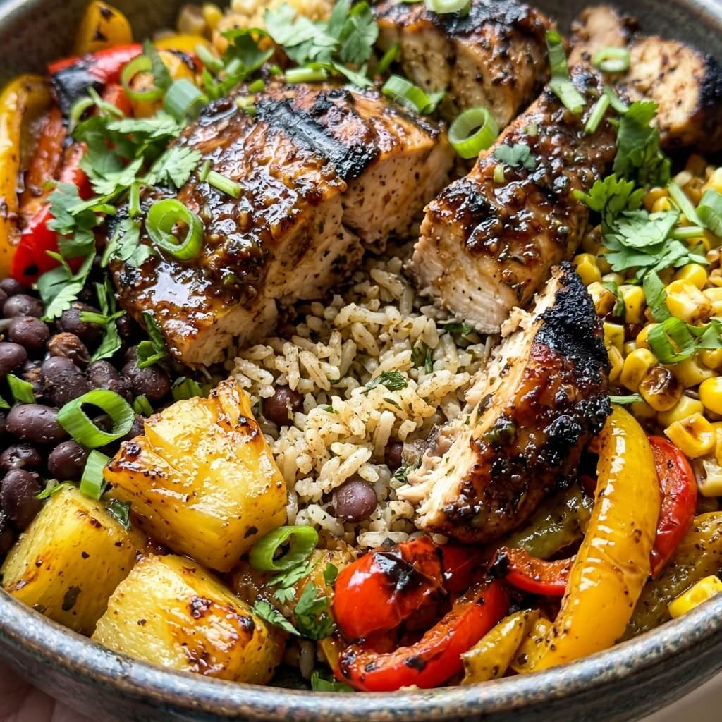 Serving Ideas for Caribbean Jerk Chicken Bowls