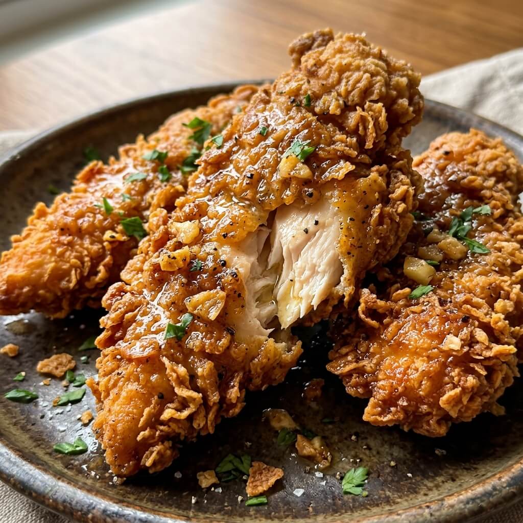 Serving Ideas for Crispy Garlic Butter Chicken Tenders