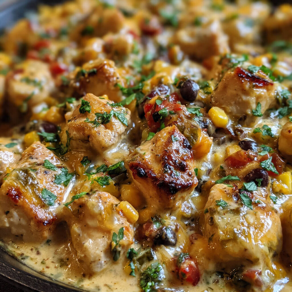 Serving Ideas for Southwest Cream Cheese Chicken Skillet