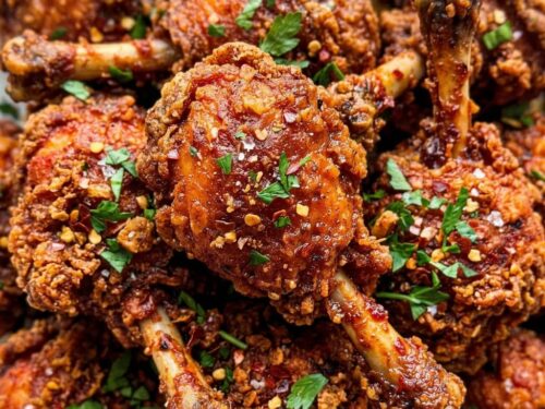 Spicy Fried Chicken Lollipops