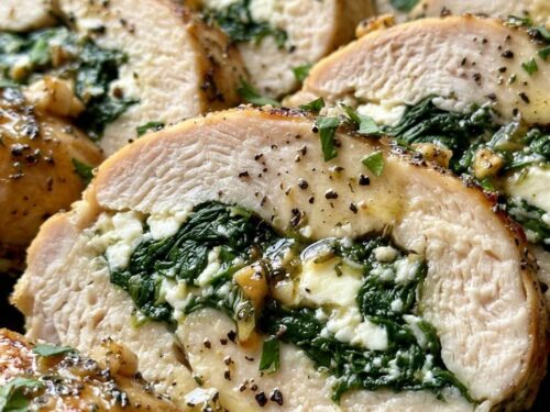 Spinach and Feta Stuffed Chicken Breasts