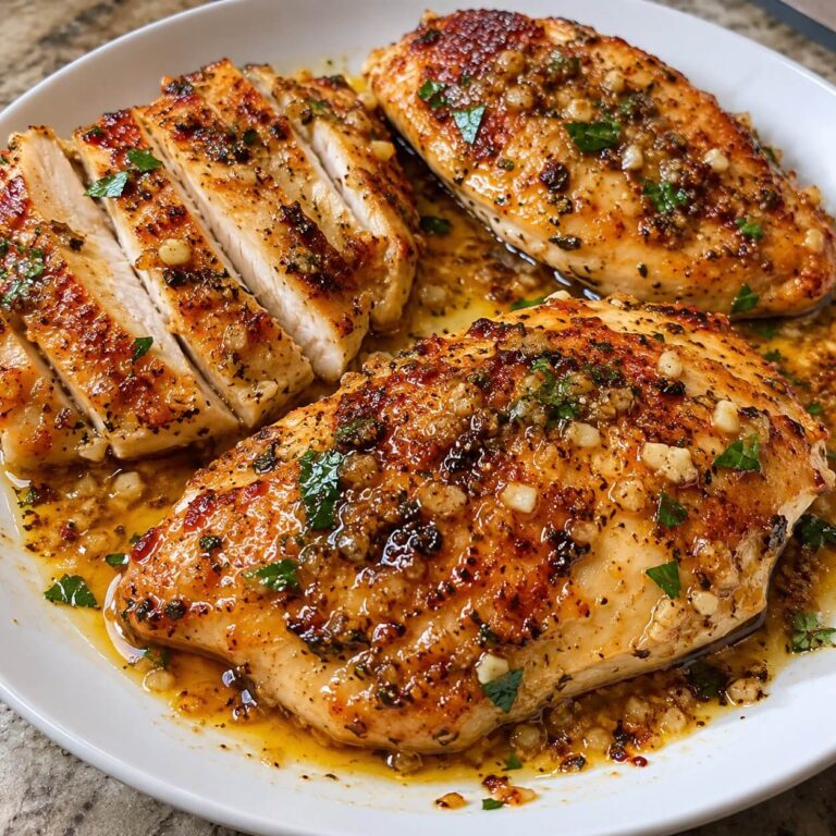 30-Minute Skillet Garlic Chicken Breasts