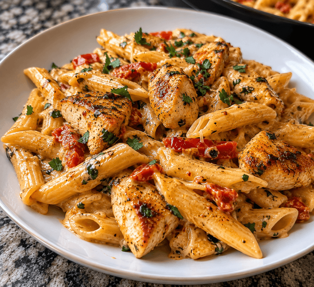 Texas Style Garlic Butter Chicken Pasta