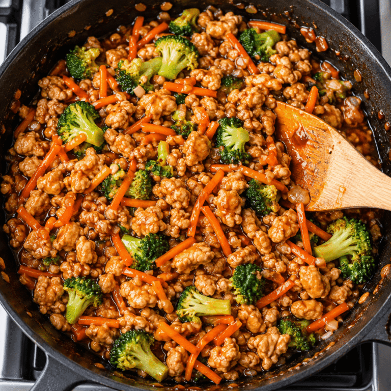 Easy Ground Chicken Teriyaki Rice Bowls