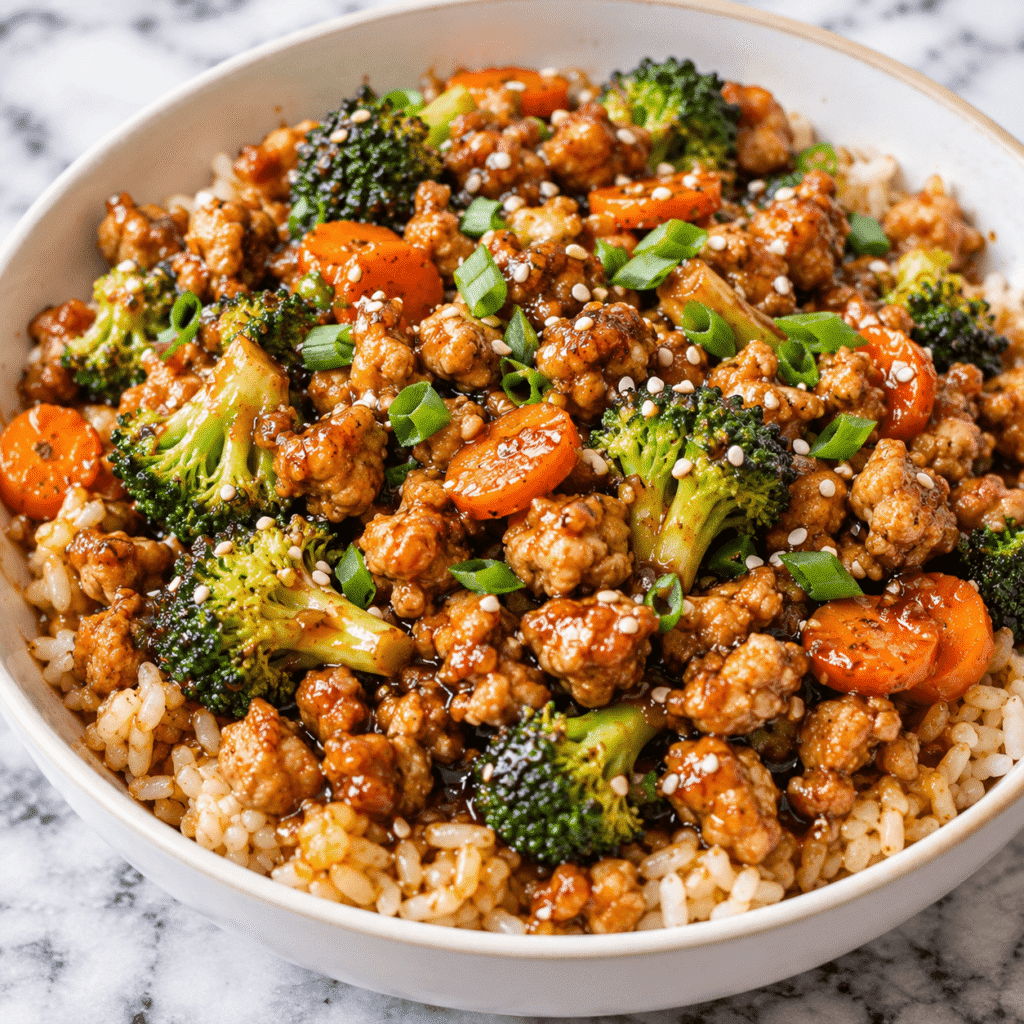Easy Ways to Customize Ground Chicken Teriyaki Bowls