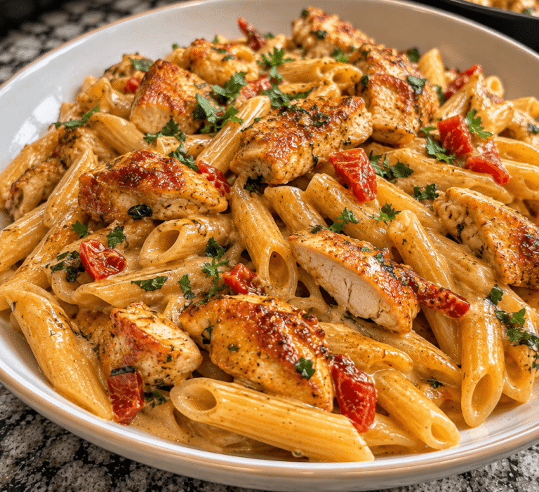 Texas Style Garlic Butter Chicken Pasta