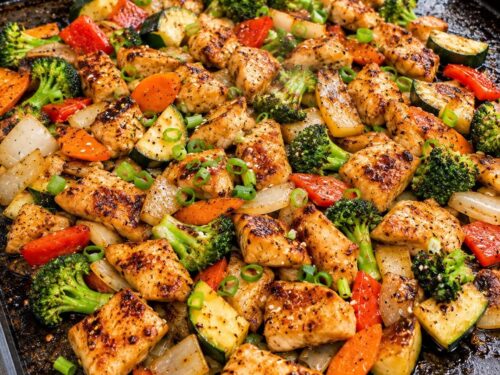 Blackstone Hibachi Chicken Breast and Veggies